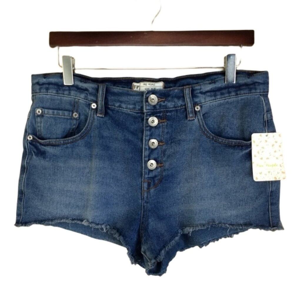 Free People Cutoff Jean Shorts
